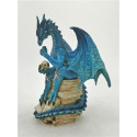 DRAGON BLEU PENSEUR 15X13X20