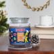 Bougie Haribo Christmas Bakery en grande jarre, parfum gourmand de pâtisserie de Noël pour une ambiance chaleureuse et festive.