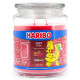 Bougie Haribo Cozy Home en grande jarre, parfum chaleureux et cocooning pour une ambiance douce à la maison.