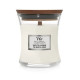 Bougie parfumée petite jarre Woodwick THE BLANC ET JASMIN