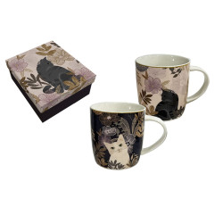 COFFRET 2 TASSES FLORABELLE 400 ML