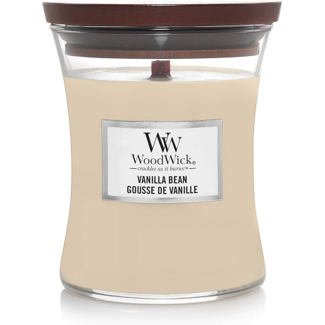 Bougie parfumée moyenne jarre Woodwick GOUSSE DE VANILLE