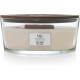 Bougie parfumée Ellipse Woodwick MIEL BLANC