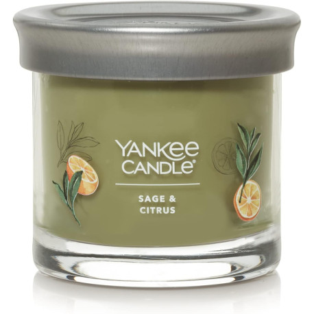 Bougie parfumée petite jarre Yankee candle SAUGE & AGRUMES