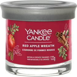 Bougie parfumée petite jarre Yankee Candle COURONNE DE POMMES ROUGES