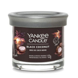 Bougie parfumée petite jarre Yankee candle NOIX DE COCO NOIRE