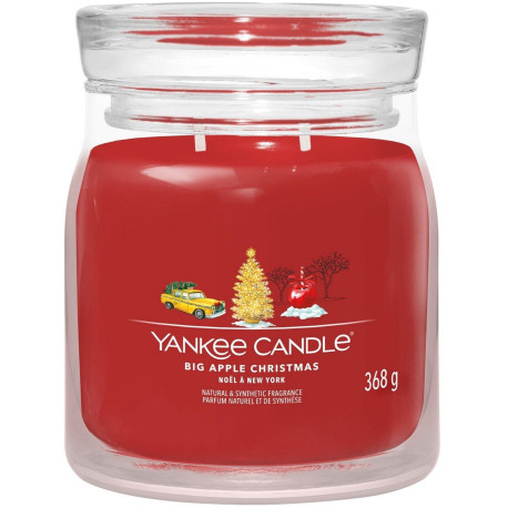 Bougie parfumée moyenne jarre Signature Yankee Candle NOEL A NEW-YORK