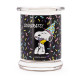 Bougie Peanuts Congrats aux notes de clémentine, pamplemousse, lime et orange-vanille, pour une ambiance chaleureuse et accueill