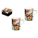 COFFRET de 2 MUGS 300 ML-LOUI JOVER