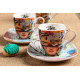 COFFRET 2 TASSES + SOUCOUPES-LOUI JOVER