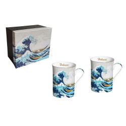 COFFRET de 2 MUGS 300 ML HOKUSAI
