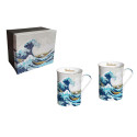 COFFRET de 2 MUGS 300 ML HOKUSAI