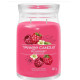 Bougie parfumée grande jarre Signature Yankee Candle FRAMBOISE ROUGE