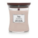 Bougie parfumée moyenne jarre Woodwick SEL MARIN VANILLE