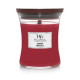 Bougie parfumée moyenne jarre Woodwick GROSEILLE