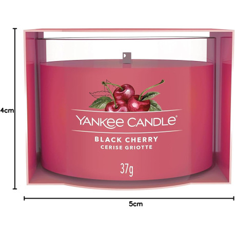 Bougie parfumée votive Yankee Candle CERISE GRIOTTE