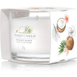 Bougie parfumée votive Yankee candle PLAGE DE COCOTIERS