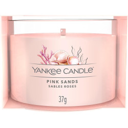 Bougie parfumée votive Yankee Candle SABLES ROSES