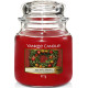Bougie parfumée moyenne jarre Yankee Candle COURONNE DE POMMES ROUGES