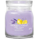Bougie parfumée moyenne jarre Signature Yankee Candle CITRON LAVANDE