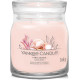 Bougie parfumée moyenne jarre Signature Yankee Candle SABLES ROSES