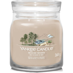 Bougie parfumée moyenne jarre Signature yankee Candle BOIS EN BORD DE MER