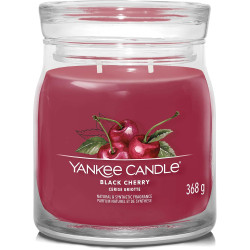 Bougie parfumée moyenne jarre Signature Yankee Candle CERISE GRIOTTE