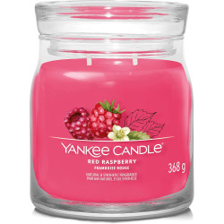 Bougie parfumée Moyenne jarre Signature Yankee Candle FRAMBOISE ROUGE