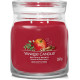 Bougie parfumée moyenne jarre Signature Yankee Candle COURONNE DE POMMES ROUGES