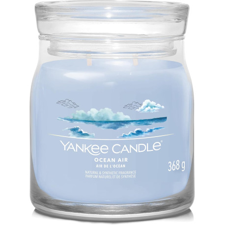 Bougie parfumée moyenne jarre Signature Yankee Candle AIR DE L'OCEAN