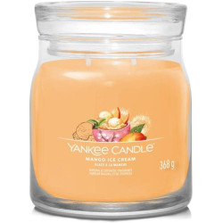 Bougie parfumée moyenne jarre Signature Yankee candle GLACE A LA MANGUE