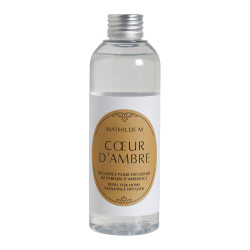 Recharge de parfum d'Ambiance COEUR D'AMBRE 200ML Mathilde M