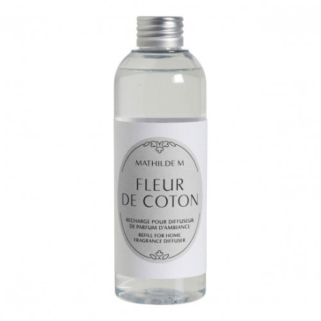 Recharge de parfum d'Ambiance FLEUR DE COTON 200ML Mathilde M