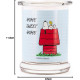 Bougie Peanuts Home Sweet Home aux notes d’ozone de pomme, orange musquée et jasmin, pour une ambiance cocooning et relaxante.