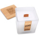 Bougie parfumée petite jarre MUSC BLANC Heart and Home