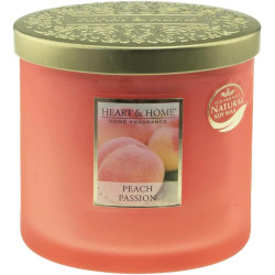 Bougie parfumée PECHE PASSION Heart and Home