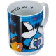 SET 2 MUGS + 2 SETS DE TABLE MICKEY BLEU