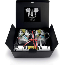 SET 2 MUGS + 2 SETS VERT MICKEY
