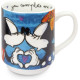 MUG MICKEY MINNIE BLEU 350ML
