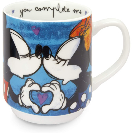MUG MICKEY MINNIE BLEU 350ML