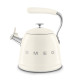BOUILLOIRE SIFFLANTE 2.3L CRÈME-Smeg