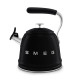 BOUILLOIRE SIFFLANTE 2.3L NOIR-Smeg