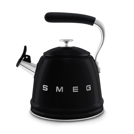 BOUILLOIRE SIFFLANTE 2.3L NOIR-Smeg