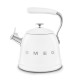BOUILLOIRE SIFFLANTE 2.3L BLANC-Smeg