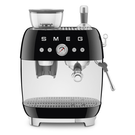 EXPRESSO ET BROYEUR NOIR BRILLANT-Smeg
