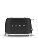 TOASTER 2 TRANCHES ANNÉE 50 NOIR MAT-Smeg
